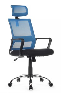 Офисное кресло RCH 1029HB, черный/синий в Петропавловске-Камчатском - предосмотр
