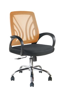 Офисное кресло Riva Chair 8099Е, Оранжевый в Петропавловске-Камчатском
