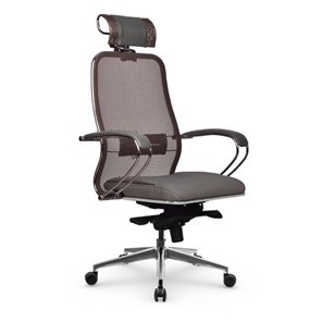Офисное кресло Samurai SL-2.041 MPES Светло-Коричневый / Серый в Петропавловске-Камчатском