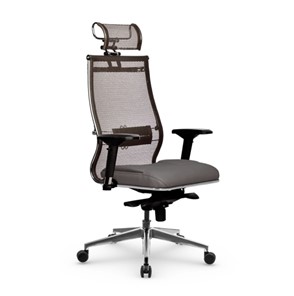 Офисное кресло Samurai SL-3.051 MPES Светло-Коричневый / Серый в Петропавловске-Камчатском