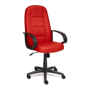 Офисное кресло СН747 кож/зам, красный, арт.7707 в Петропавловске-Камчатском