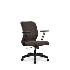 Кресло офисное SU-Mr-4/подл.109/осн.001 Темно-коричневый в Петропавловске-Камчатском