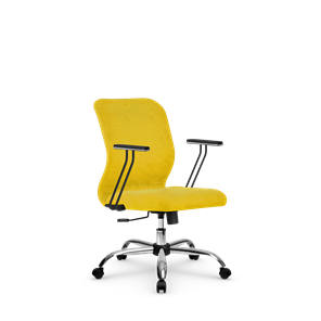 Офисное кресло SU-Mr-4/подл.110/осн.003 желтый в Петропавловске-Камчатском