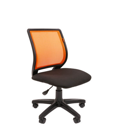 Кресло компьютерное CHAIRMAN 699 Б/Л Сетка TW-66 (оранжевый) в Петропавловске-Камчатском - изображение