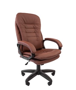 Офисное кресло CHAIRMAN 795 LT, экокожа, цвет коричневый в Петропавловске-Камчатском - предосмотр