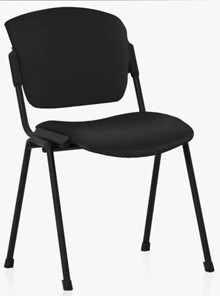 Офисное кресло ERA BLACK V4 кожзам черный в Петропавловске-Камчатском