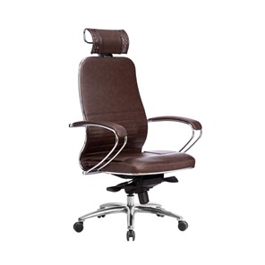 Офисное кресло Samurai KL-2.04, темно-коричневый в Петропавловске-Камчатском