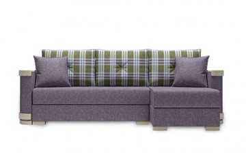 Угловой диван Serena 210 (Uno roze grey + kenturi sage) в Петропавловске-Камчатском
