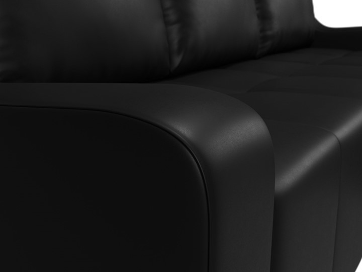 Угловой диван Элида, Черный (экокожа) в Петропавловске-Камчатском - изображение 4
