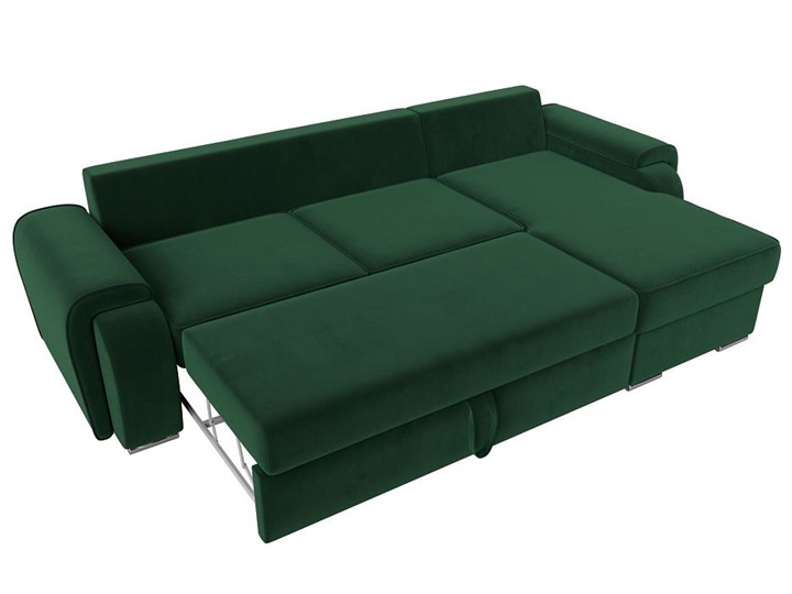 Угловой диван Лига-025, Зеленый (Велюр) в Петропавловске-Камчатском - изображение 1