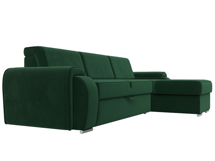 Угловой диван Лига-025, Зеленый (Велюр) в Петропавловске-Камчатском - изображение 5
