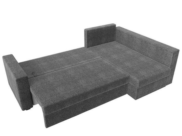Угловой раскладной диван Мансберг, Серый (Рогожка) в Петропавловске-Камчатском - изображение 2