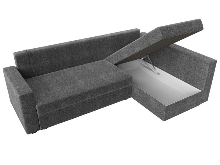 Угловой раскладной диван Мансберг, Серый (Рогожка) в Петропавловске-Камчатском - изображение 3