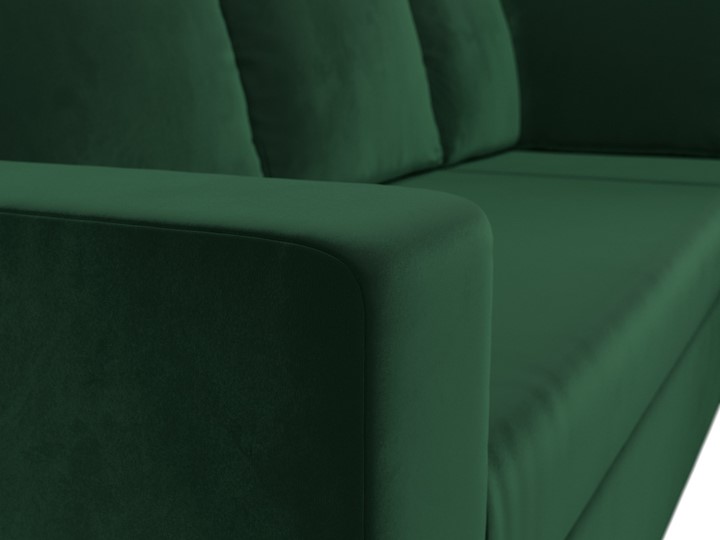 Угловой диван для гостиной Оливер, Зеленый (велюр) в Петропавловске-Камчатском - изображение 5