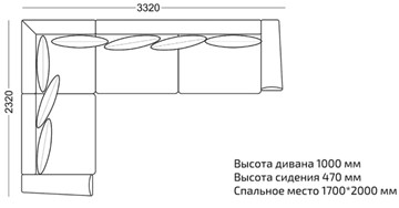 Угловой диван Виктория в Петропавловске-Камчатском - предосмотр 2