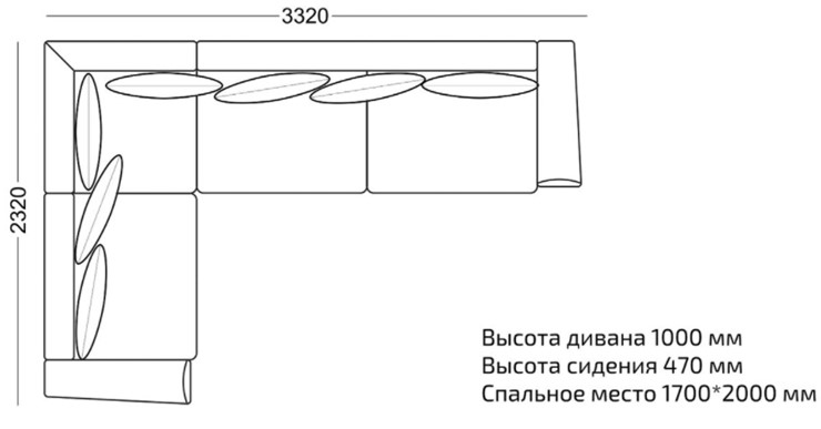 Угловой диван Виктория в Петропавловске-Камчатском - изображение 2