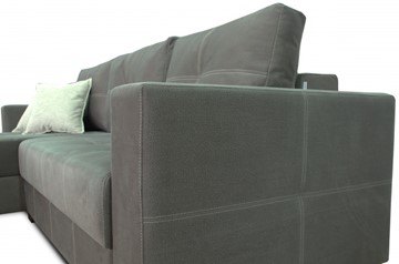 Угловой диван Fashion soft 210 (Uno grey + Brix latte) в Петропавловске-Камчатском - предосмотр 5