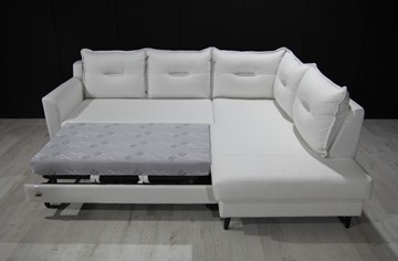 Угловой диван Софи с  оттоманкой на три подушки без короба в Петропавловске-Камчатском - предосмотр 1