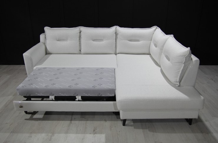 Угловой диван Софи с  оттоманкой на три подушки без короба в Петропавловске-Камчатском - изображение 1
