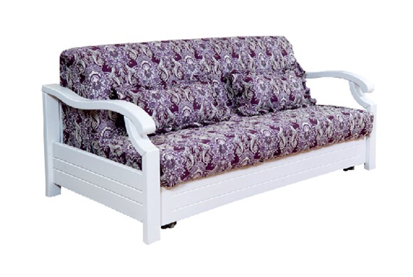Прямой диван Глория, 1200 ППУ, цвет белый в Петропавловске-Камчатском - изображение