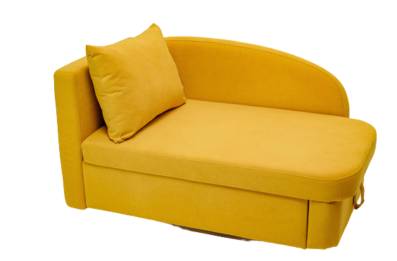 Диван-кровать левая Тедди желтый в Петропавловске-Камчатском - изображение