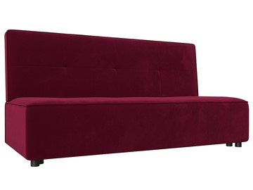 Прямой диван Зиммер, Бордовый (микровельвет) в Петропавловске-Камчатском - предосмотр