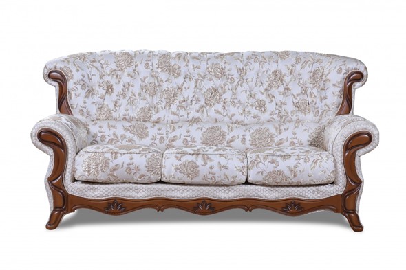 Прямой диван Барокко, ДБ3 в Петропавловске-Камчатском - изображение