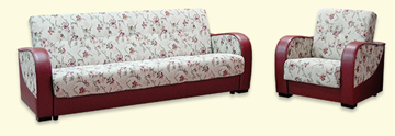 Комплект мебели Элегия 5, диван + кресло в Петропавловске-Камчатском