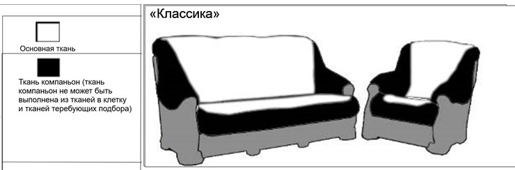 Диван прямой Классика Б, Миксотойл в Петропавловске-Камчатском - изображение 5