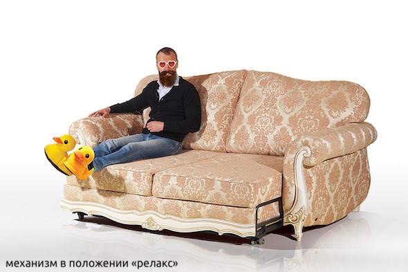 Прямой диван Лондон трехместный, механизм "Выкатной 160" в Петропавловске-Камчатском - изображение 8