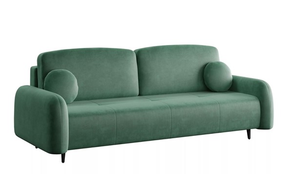 Прямой диван Монблан 3т, Рогожка Муза 12 в Петропавловске-Камчатском - изображение