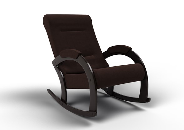 Кресло-качалка Венето, ткань AMIGo шоколад 13-Т-Ш в Петропавловске-Камчатском - изображение