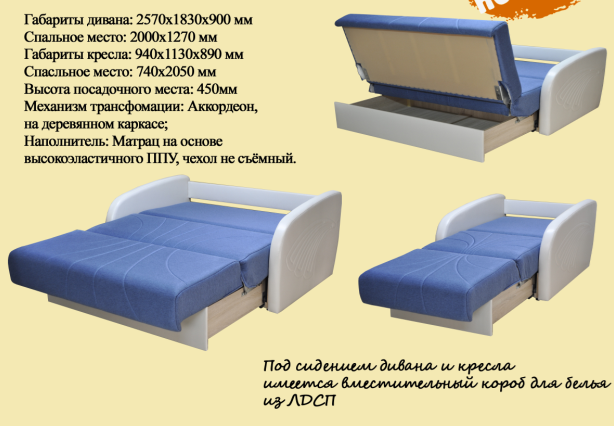 Кресло раскладное Коралл 1 в Петропавловске-Камчатском - изображение 1