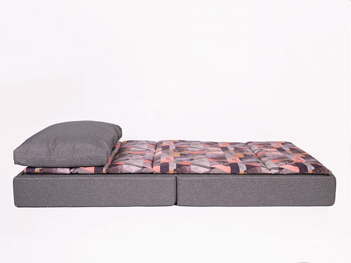 Бескаркасное кресло-кровать Харви, серый - сноу манго в Петропавловске-Камчатском - изображение 1