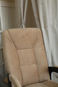 Кресло-качалка Леон маятниковая, ткань AMIGo песок 29-Т-П в Петропавловске-Камчатском - предосмотр 7