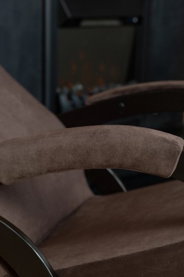 Кресло-качалка Корсика, ткань Amigo Coffee 34-Т-AC в Петропавловске-Камчатском - изображение 8