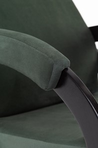 Кресло-качалка в гостиную Корсика, ткань Amigo Green 34-Т-AG в Петропавловске-Камчатском - предосмотр 4