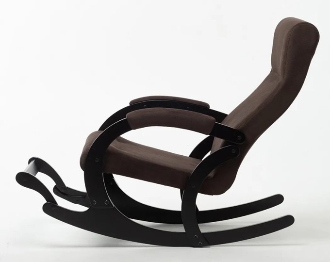 Кресло-качалка в гостиную Марсель, ткань Amigo Coffee 33-Т-AC в Петропавловске-Камчатском - изображение 1