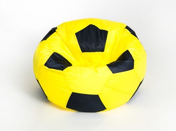 Кресло-мешок Мяч большой, желто-черный в Петропавловске-Камчатском