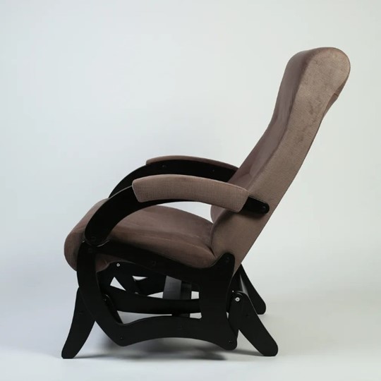 Кресло-качалка Амелия, ткань кофе с молоком 35-Т-КМ в Петропавловске-Камчатском - изображение 1