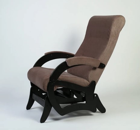 Кресло-качалка Амелия, ткань кофе с молоком 35-Т-КМ в Петропавловске-Камчатском - изображение