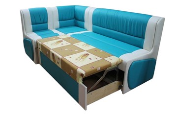 Угловой кухонный диван Квадро 4 со спальным местом в Петропавловске-Камчатском - предосмотр 2