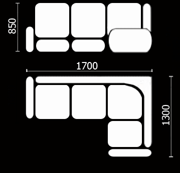 Кухонный угловой диван Нео КМ-01 (168х128 см.) в Петропавловске-Камчатском - изображение 3