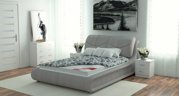 Кровать с механизмом 2-спальная Сицилия 180х200 (с коробом) в Петропавловске-Камчатском - изображение