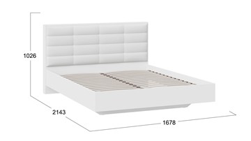 Спальная кровать Агата тип 1 (Белый) в Петропавловске-Камчатском - предосмотр 2
