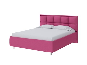 Кровать в спальню Chessy 160х200, Рогожка (Savana Berry (фиолетовый)) в Петропавловске-Камчатском