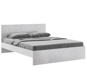 Двуспальная кровать Осло М14 с настилами Лайт (Цемент светлый) в Петропавловске-Камчатском - предосмотр
