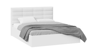Кровать в спальню с подъемным механизмом Агата тип 1 (Белый) в Петропавловске-Камчатском