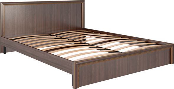 Спальная кровать Беатрис М07 (Орех Гепланкт) в Петропавловске-Камчатском - изображение