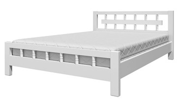 Спальная кровать Натали-5 (Белый Античный) 160х200 в Петропавловске-Камчатском
